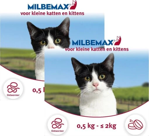 Elanco Milbemax Kitten & Kat - Anti Wormenmiddel - 2 X 2 Tab 0.5 Tot 2 Kg -Huisdier Verkoop 1200x1092 5