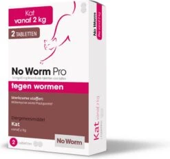 Exil No Worm Pro - Kat - 2 Tabletten -Huisdier Verkoop 1200x1124 10