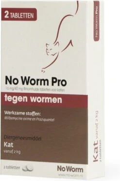 Exil No Worm Pro - Kat - 2 Tabletten -Huisdier Verkoop 799x1200 5