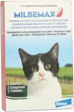 Elanco Milbemax Kitten & Kat - Anti Wormenmiddel - 2 Tab 0.5 Tot 2 Kg -Huisdier Verkoop 803x1200 3