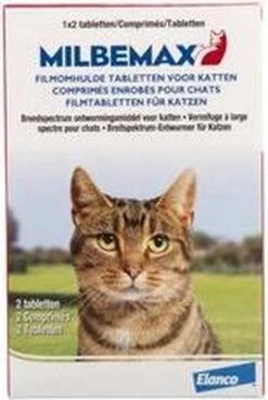 Milbemax Kat Ontwormingsmiddel 2 Tabletten -Huisdier Verkoop 805x1200 5