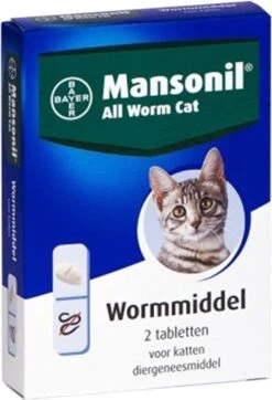 Mansonil All Worm Cat Ontworming - Kat - 4 Tabletten -Huisdier Verkoop 818x1200 5