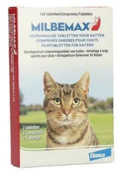 Milbemax Kat Ontwormingsmiddel 2 Tabletten -Huisdier Verkoop 846x1200 6