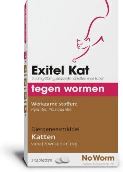 Exitel No Worm Ontwormingsmiddel - Kat 2 Tabl -Huisdier Verkoop 862x1200 3