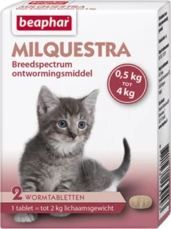 Beaphar Milquestra Kleine Kat/kitten - 0,5 Tot 4 Kg - 2 Tabletten -Huisdier Verkoop 898x1200 5