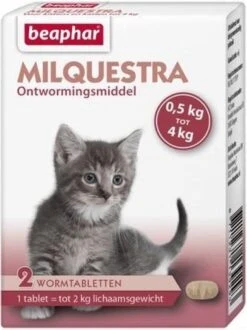 Beaphar Milquestra Ontworming Tabletten Kat 2 - 12 Kg 4 Tabletten -Huisdier Verkoop 898x1200 6