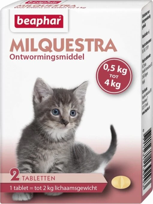 Beaphar Milquestra Kleine Kat/kitten - 0,5 Tot 4 Kg - 2 Tabletten -Huisdier Verkoop 901x1200 4