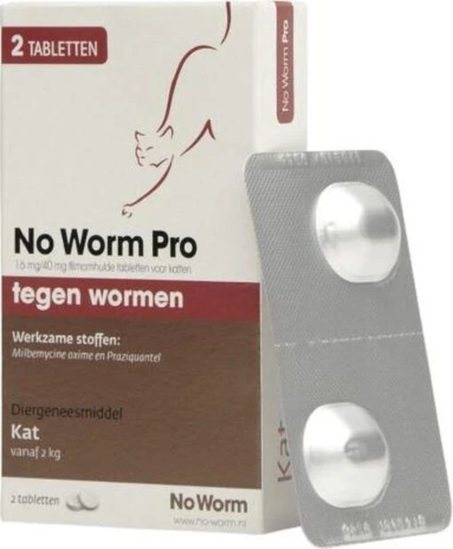 Exil No Worm Pro - Kat - 2 Tabletten -Huisdier Verkoop 988x1200 2