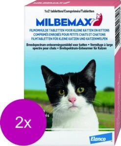 Elanco Milbemax Kitten & Kat - Anti Wormenmiddel - 2 X 2 Tab 0.5 Tot 2 Kg -Huisdier Verkoop 998x1200 4